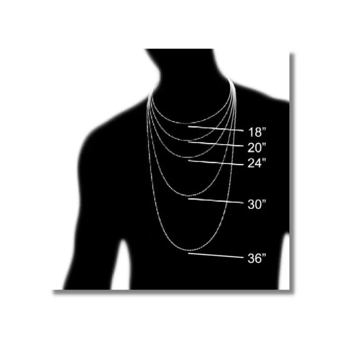 Miami Silver 3mm Link Chain