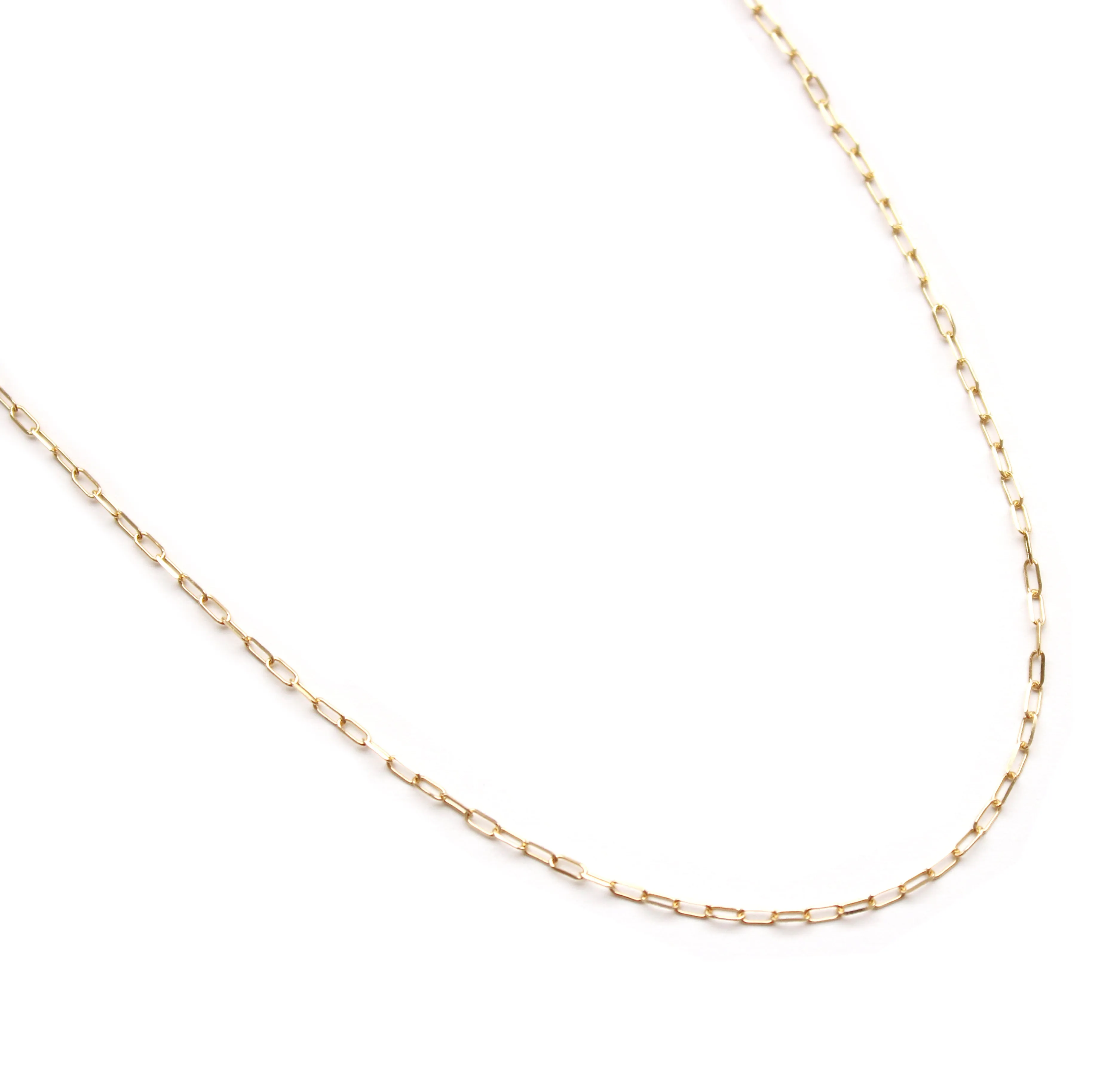 Mini Paperclip Chain Necklace