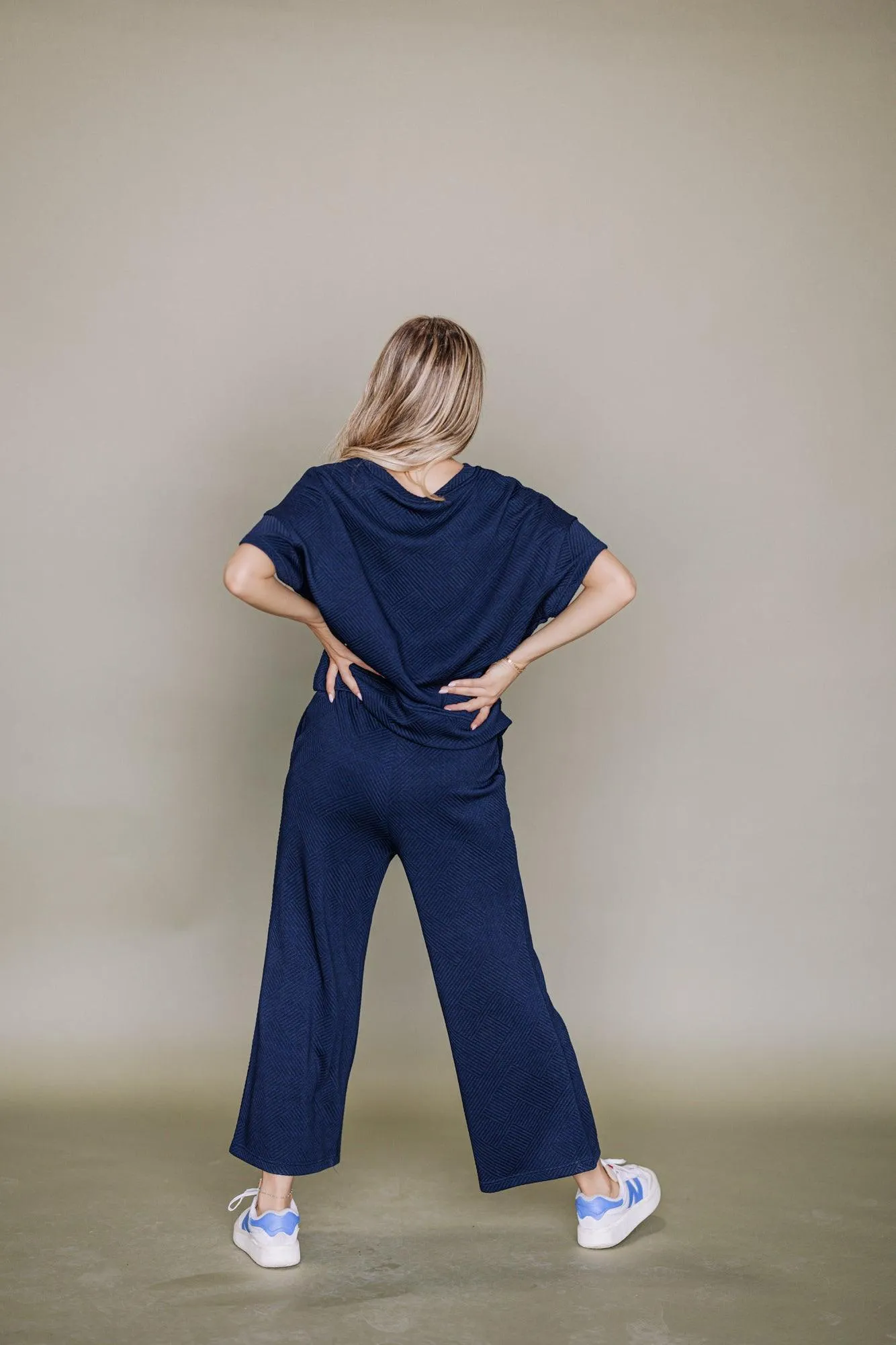 Morrey Sweater Set in Navy