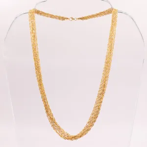Multi-Chain Gold Necklace