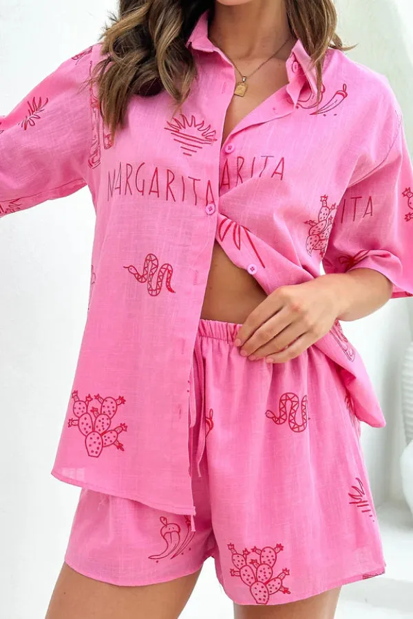 Mysterious Snake Print Suit