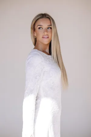 Natalie LDS Temple Dress