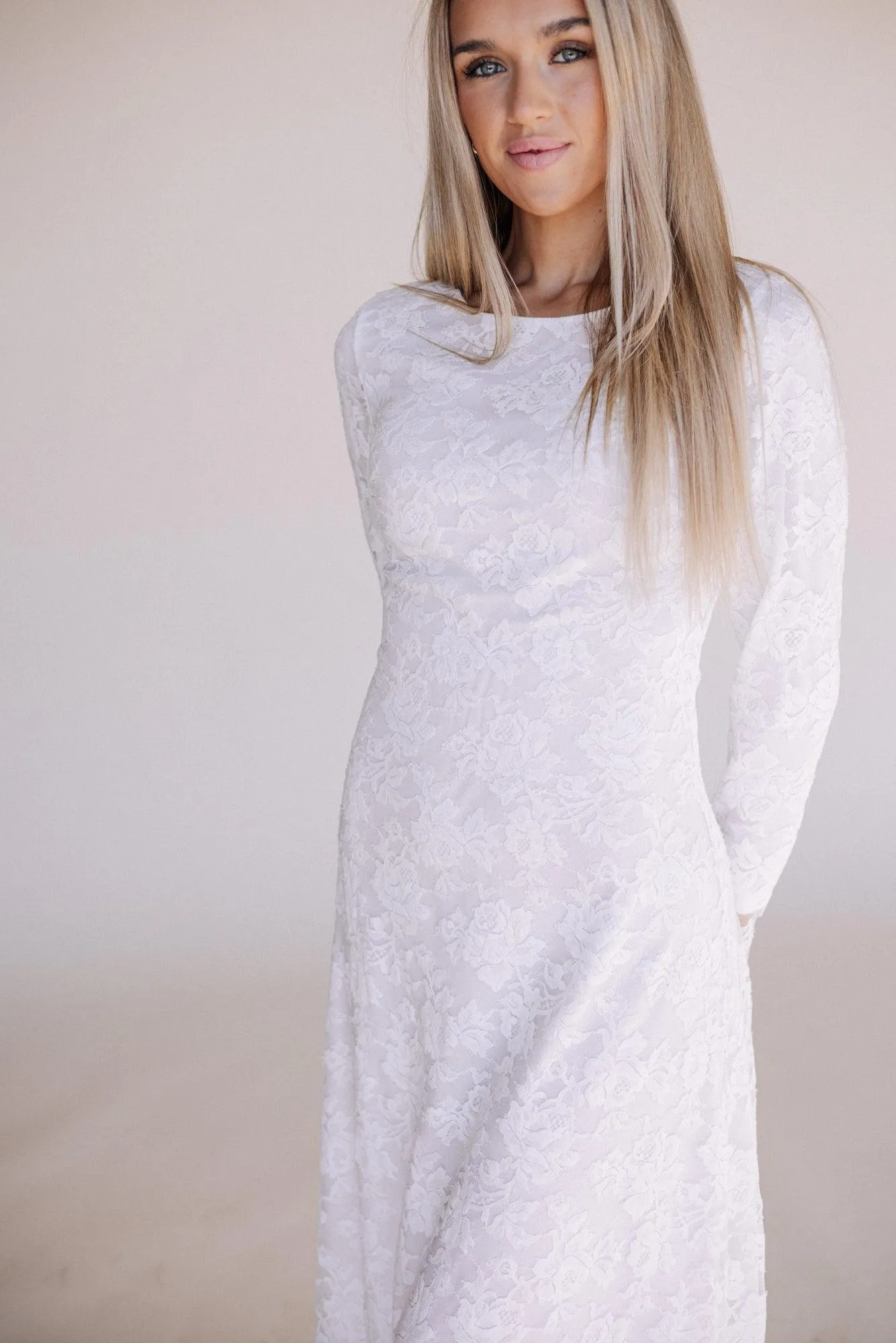 Natalie LDS Temple Dress