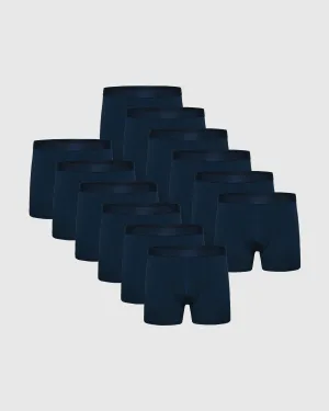 Navy Boxer Trunks 12-Pack