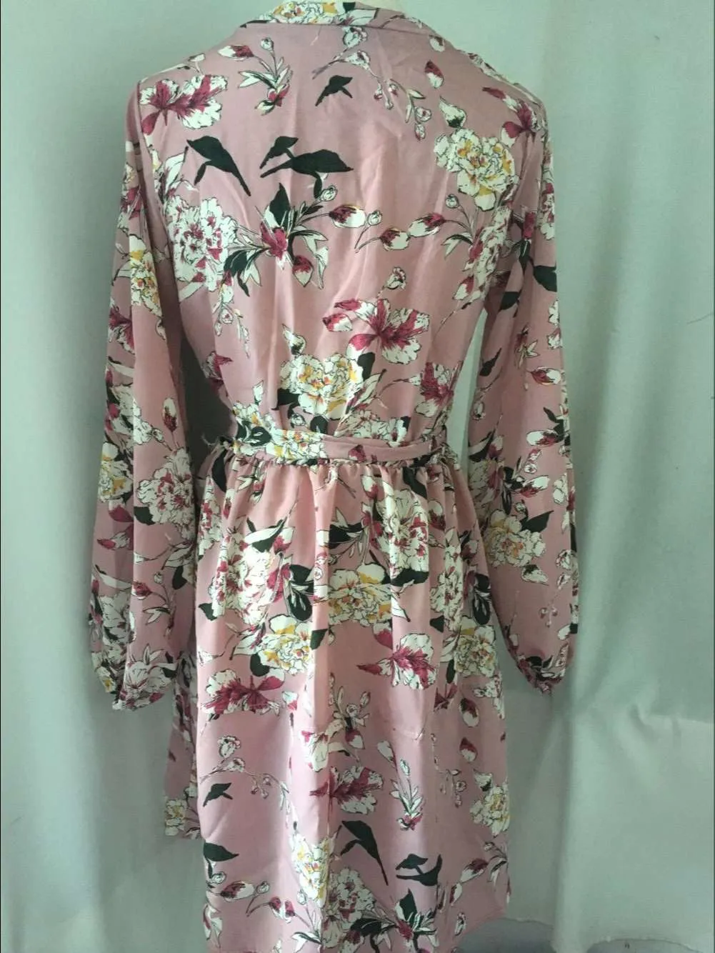 New Floral Waist Dress