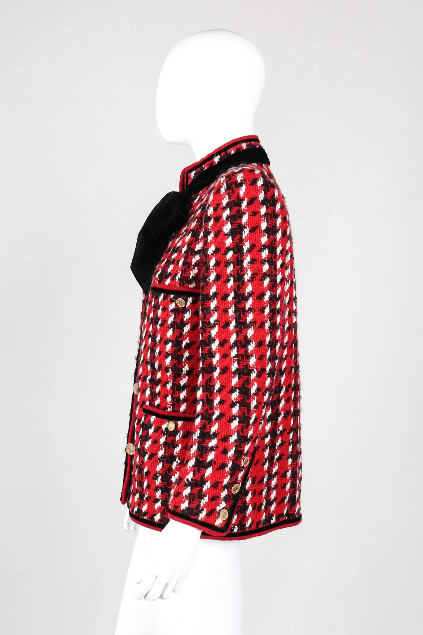 Numbered Couture Houndstooth Jacket