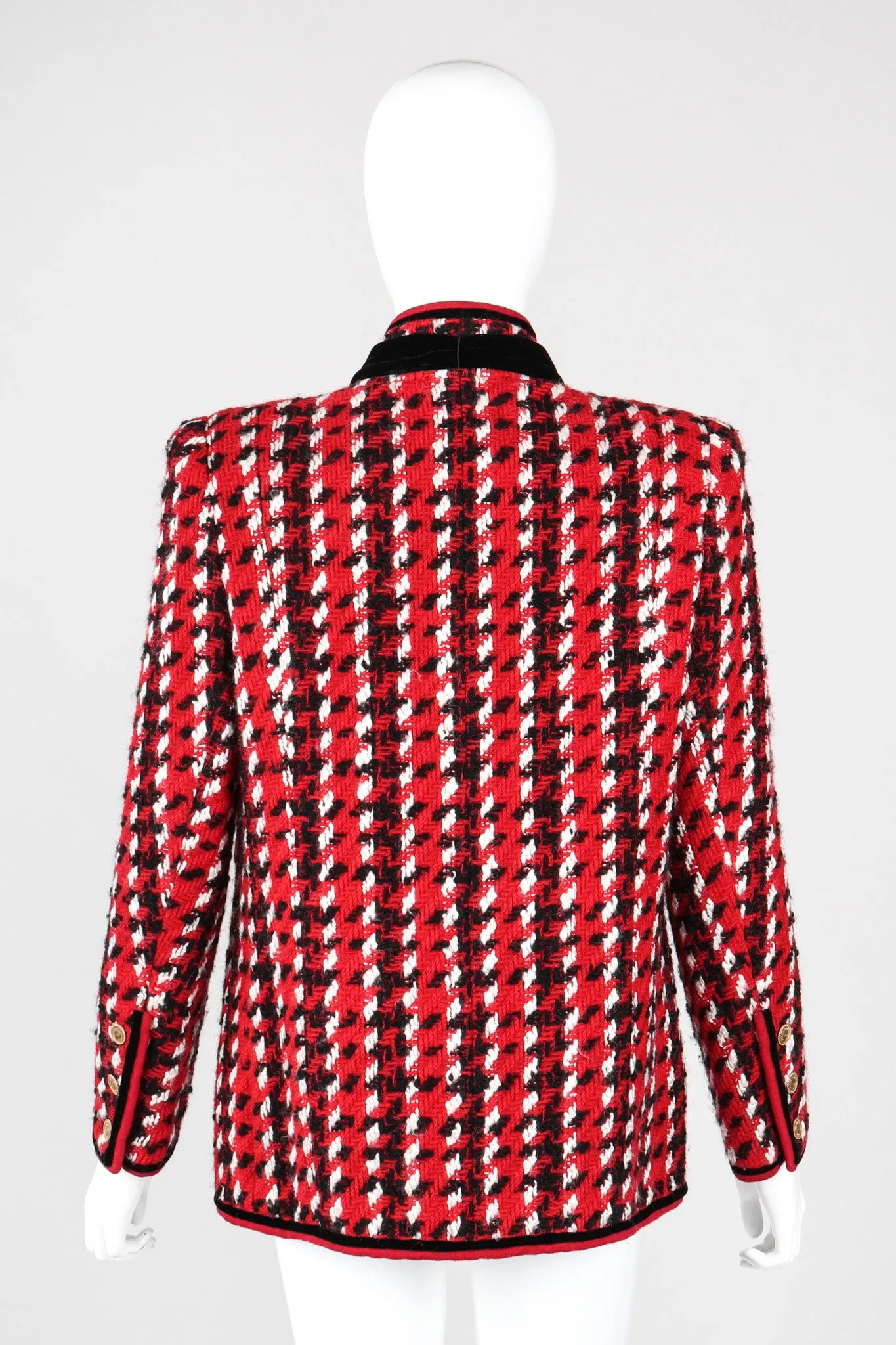 Numbered Couture Houndstooth Jacket