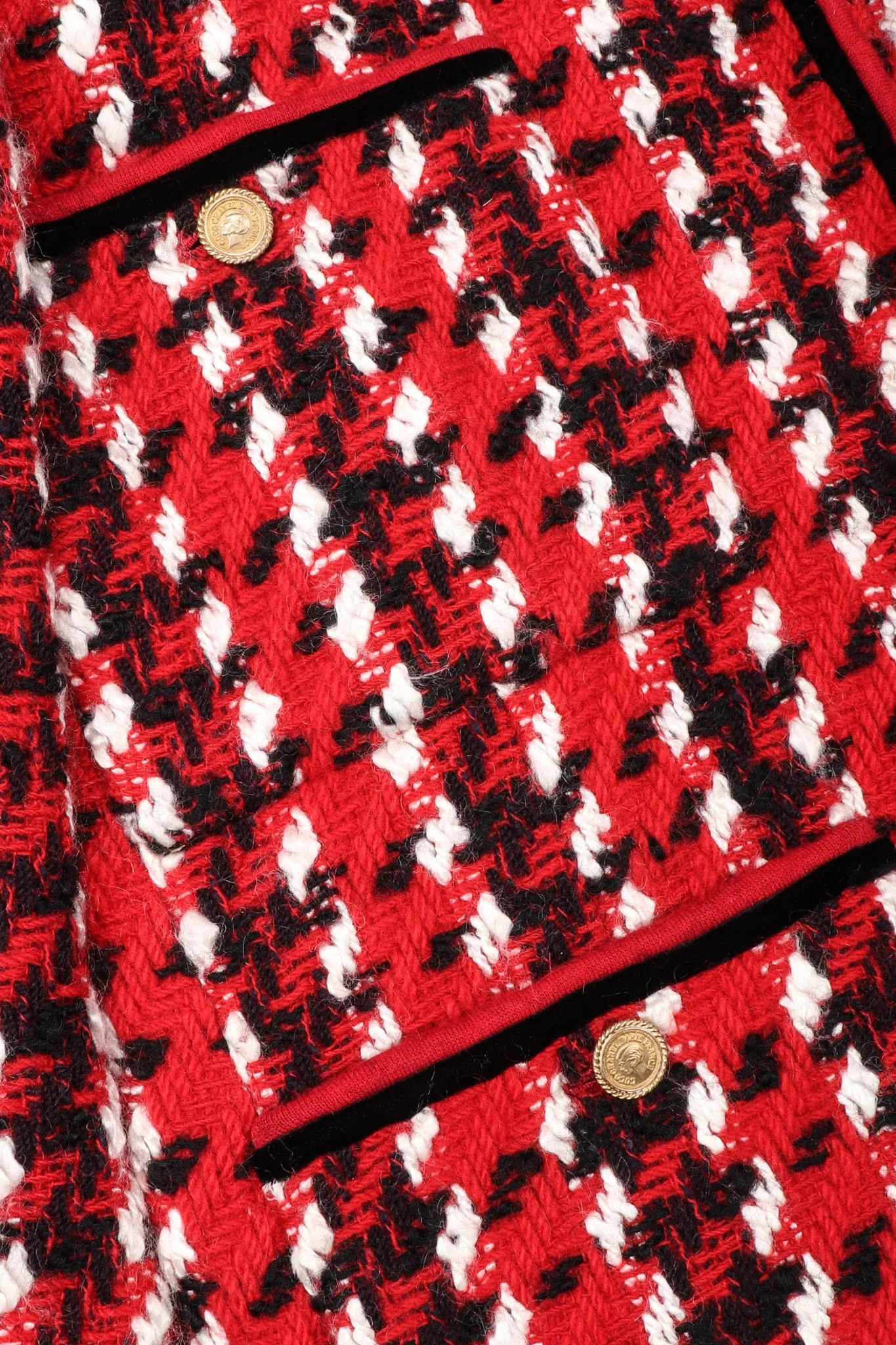 Numbered Couture Houndstooth Jacket