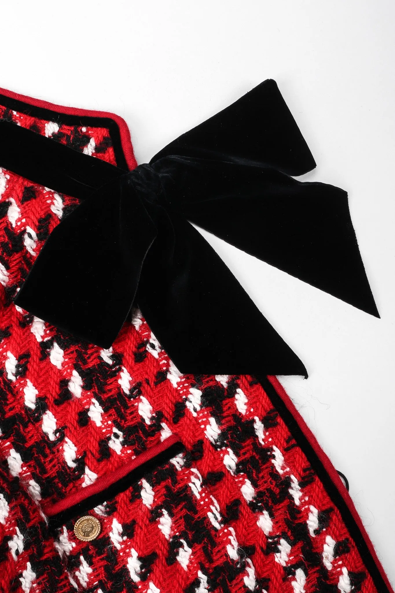 Numbered Couture Houndstooth Jacket