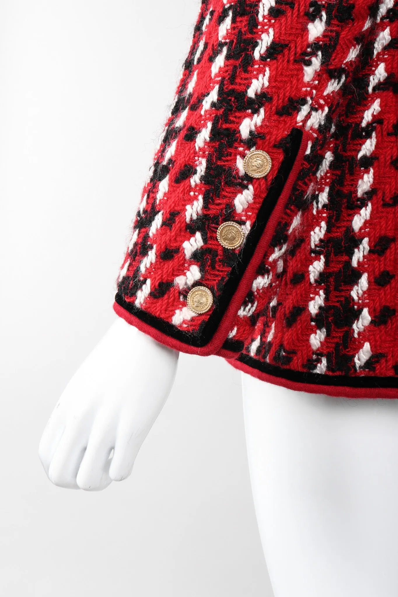 Numbered Couture Houndstooth Jacket