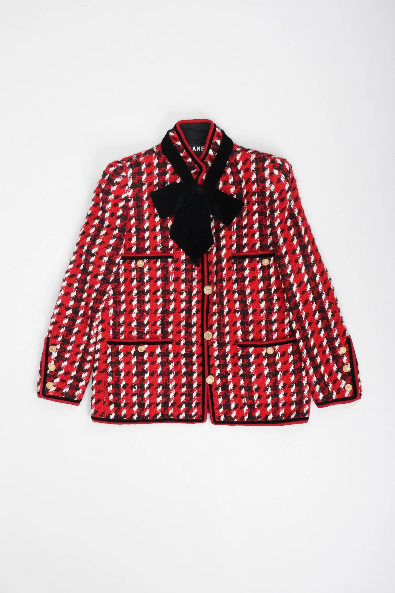 Numbered Couture Houndstooth Jacket