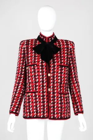 Numbered Couture Houndstooth Jacket