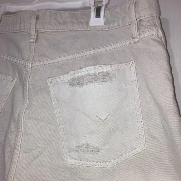 NWT Hudson Devon Highrise Distressed Boyfriend Shorts In  Peyote Dip Dye Size 31
