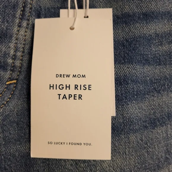 NWT Lucky Brand Drew Mom High Rise Taper Jeans Size 8/29