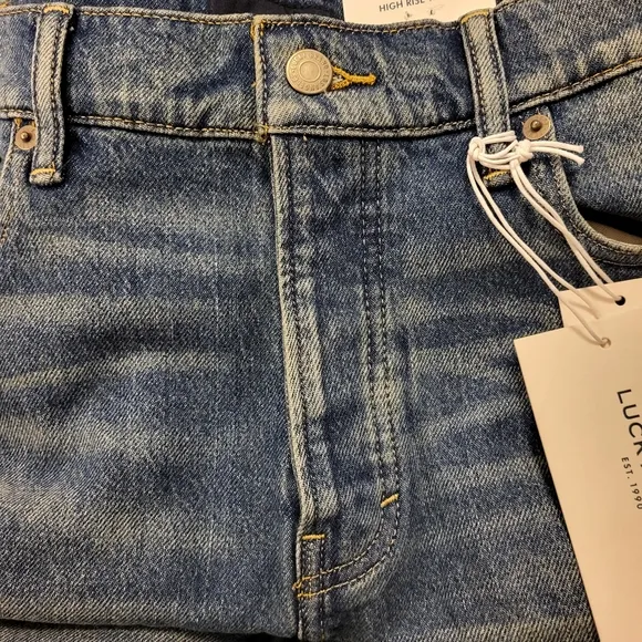NWT Lucky Brand Drew Mom High Rise Taper Jeans Size 8/29