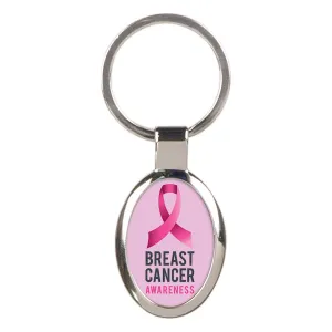 Oval Keychain with White DynaSub Insert