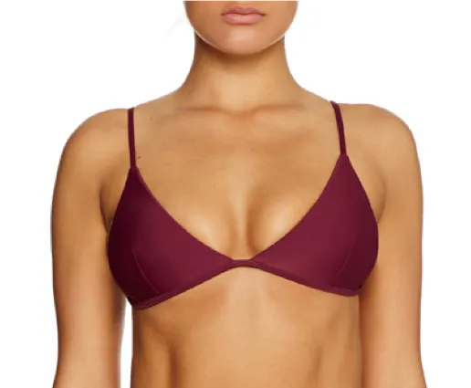 Phoenix - BORDEAUX -Bralette Bikini Top