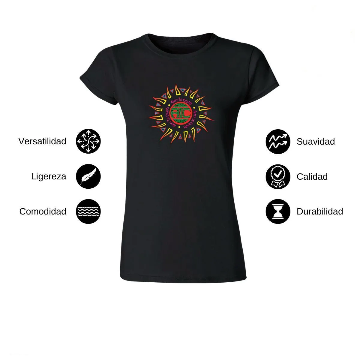 Playera Mujer Rock Alice in chains AIC 844N