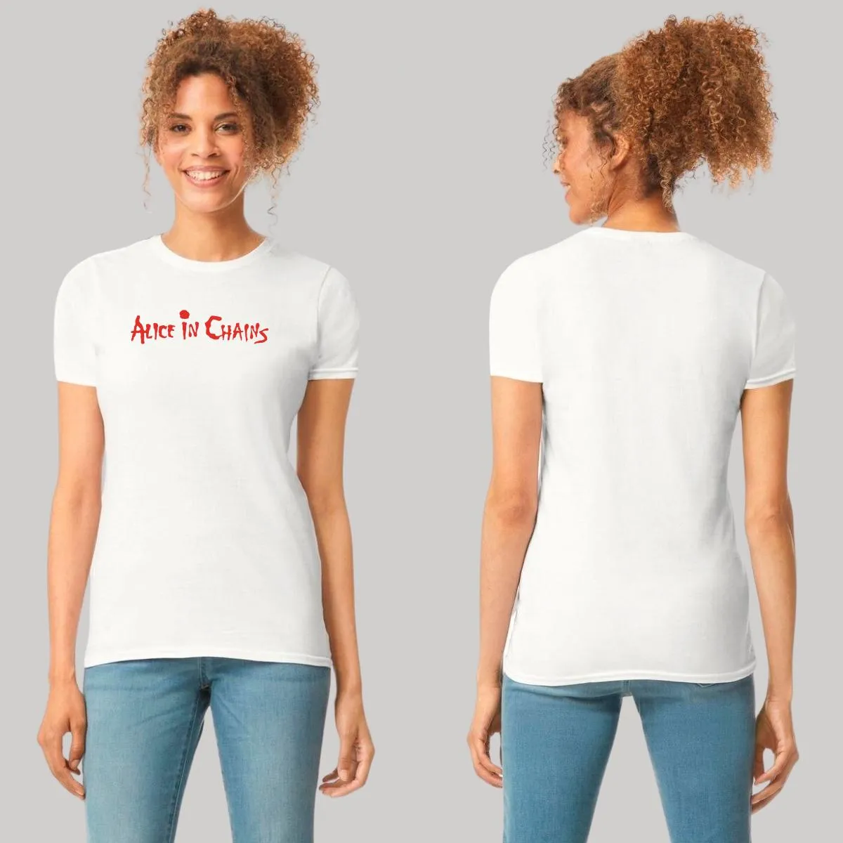 Playera Mujer Rock Alice in chains Logo 845B