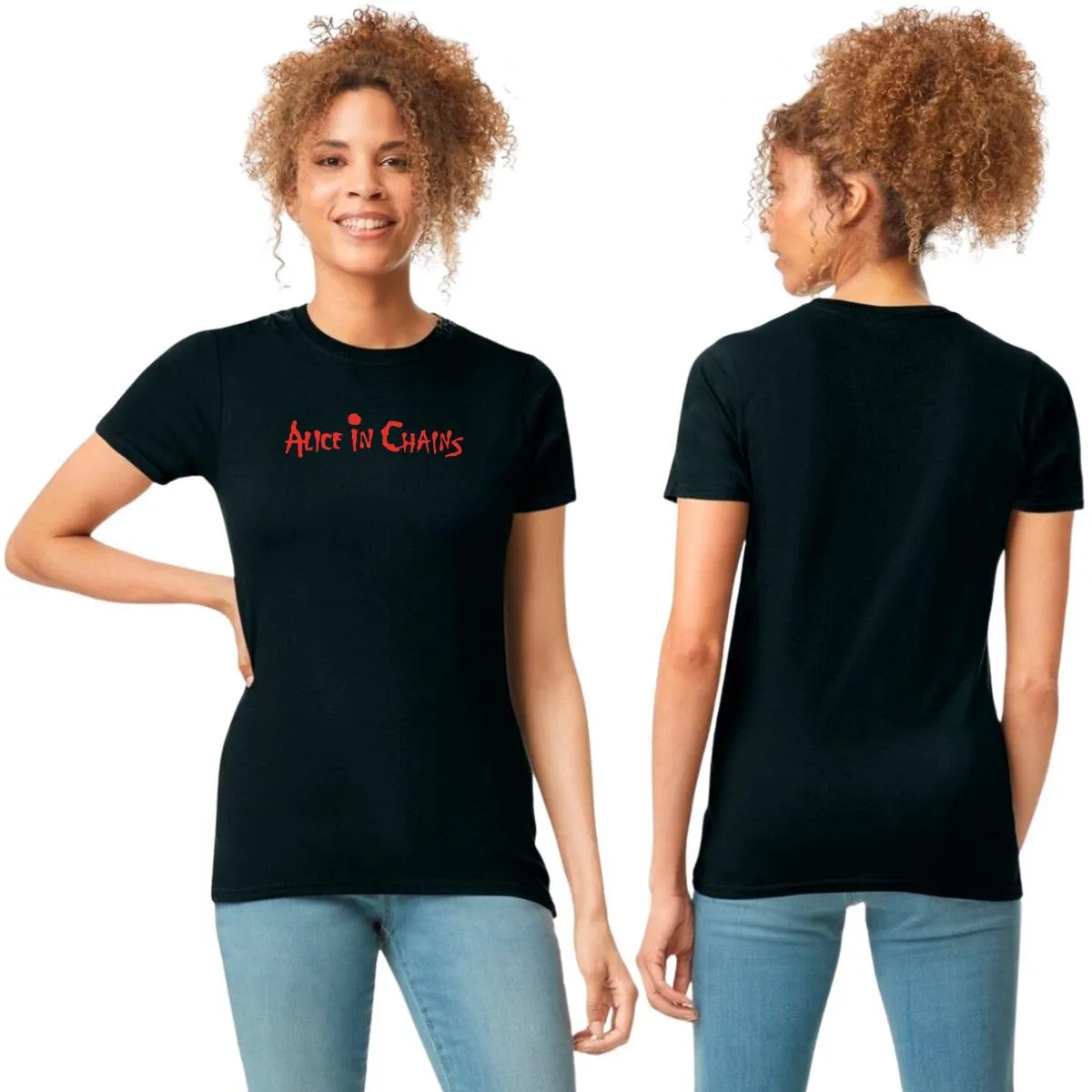 Playera Mujer Rock Alice in chains Logo 845N