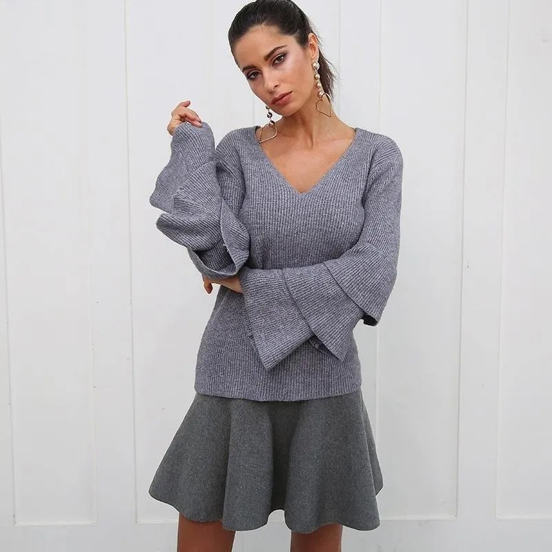 Pleated High Waist Mini Skirt