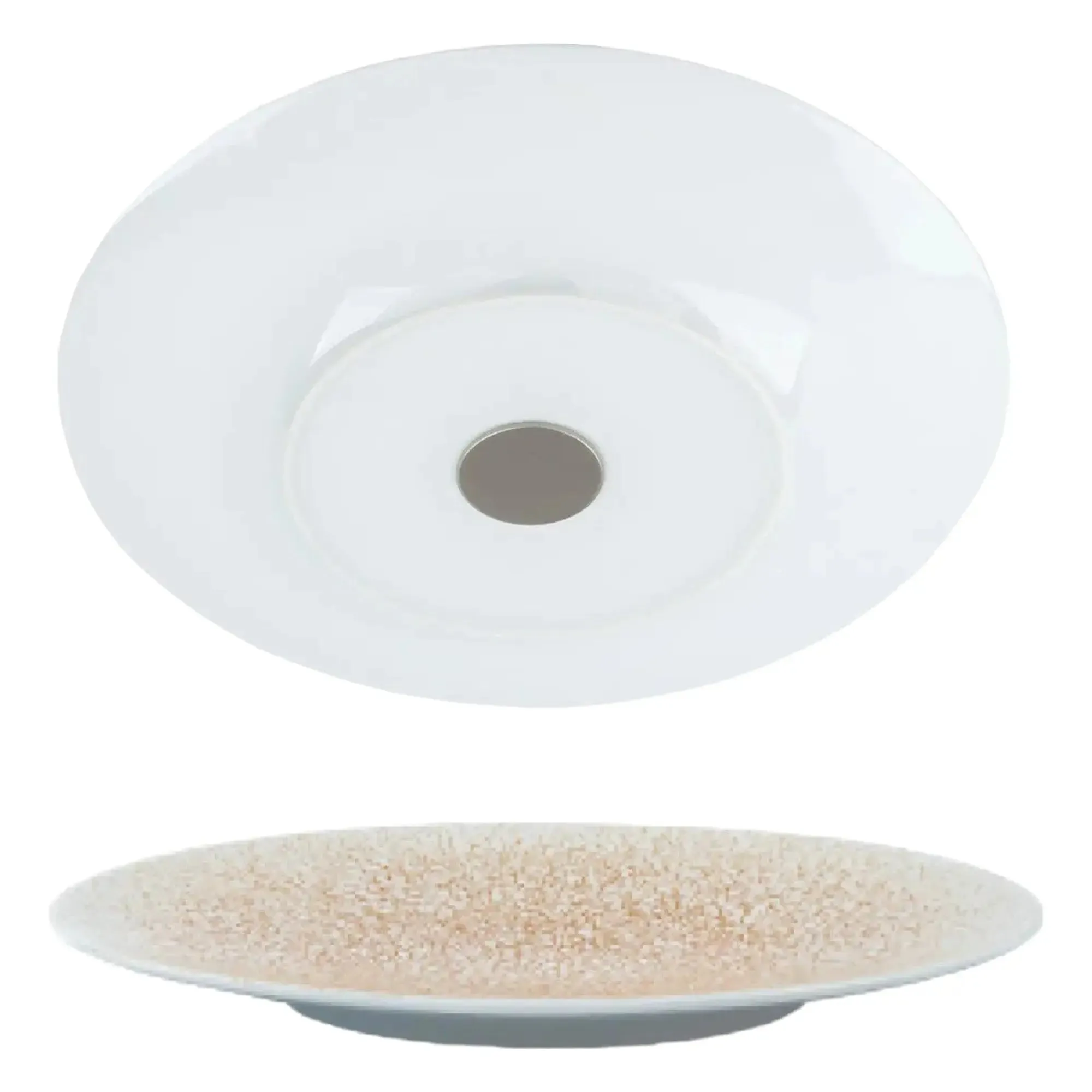 Porcelain Magnetic Breakfast Plates APRICOT by Silwy