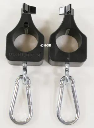 Proloc 2 Heavy Duty Plastic Olympic Barbell Collars 1 Pair Chain Holder Collar Powerlifting
