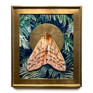 "Ephemeral" Isabella Tiger Moth Painting 20x24
