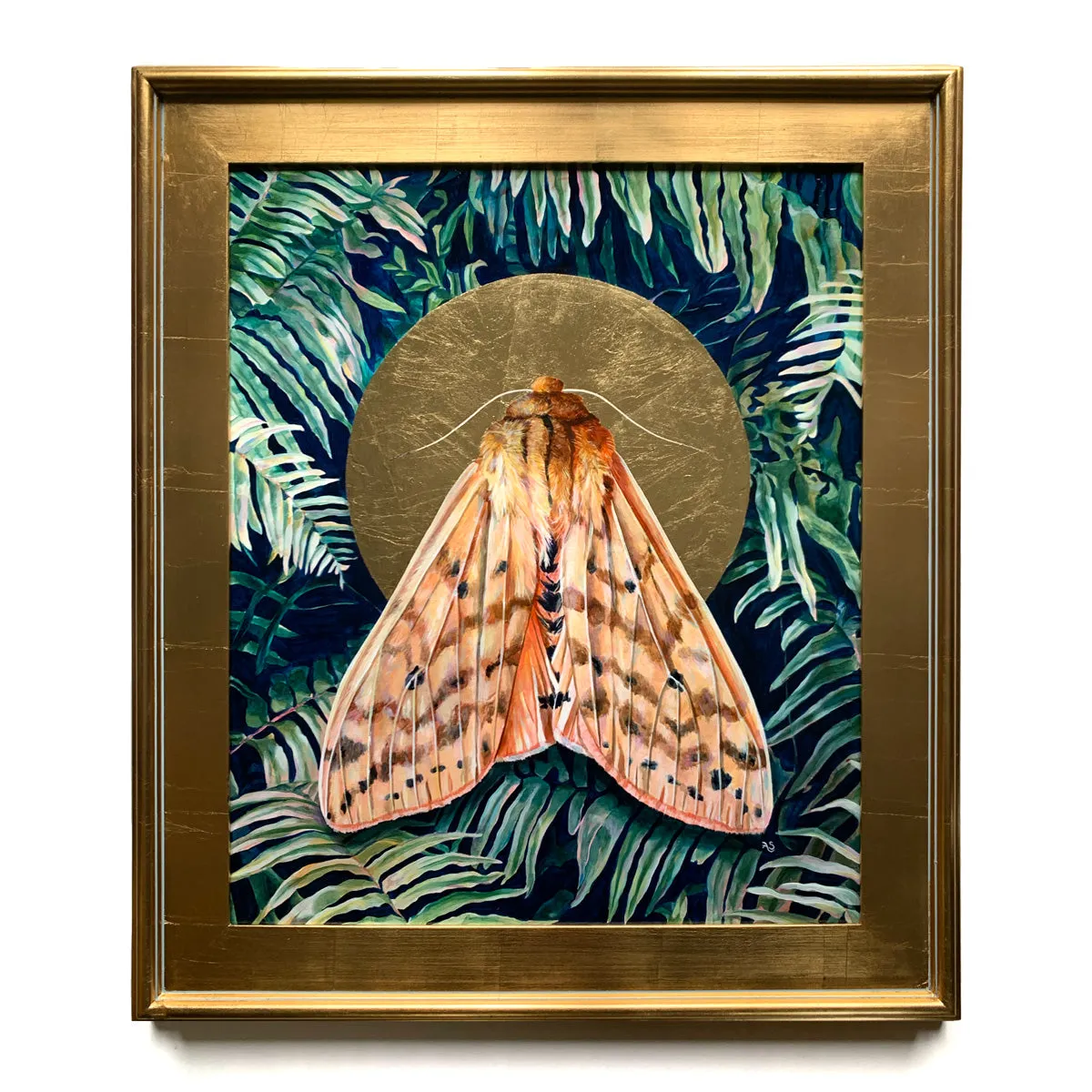 "Ephemeral" Isabella Tiger Moth Painting 20x24