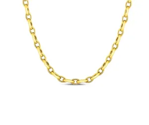 Roberto Coin 18K Yellow Gold 17" Almond Link Chain
