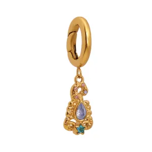 Scorpio Charm Gold