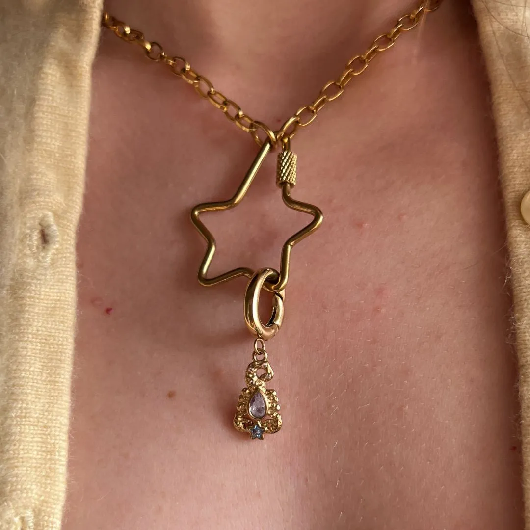Scorpio Charm Gold