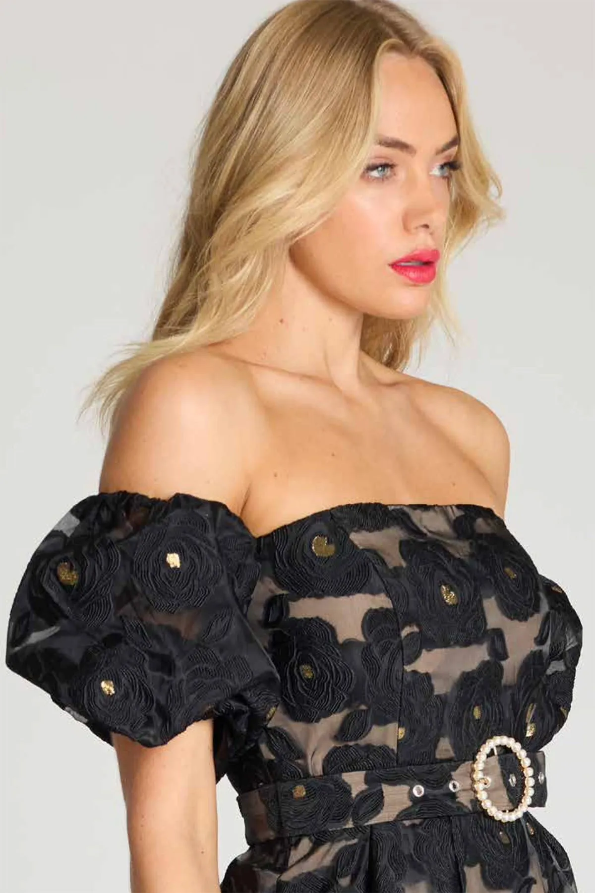 Selena Puff Sleeve Dress - ROM6
