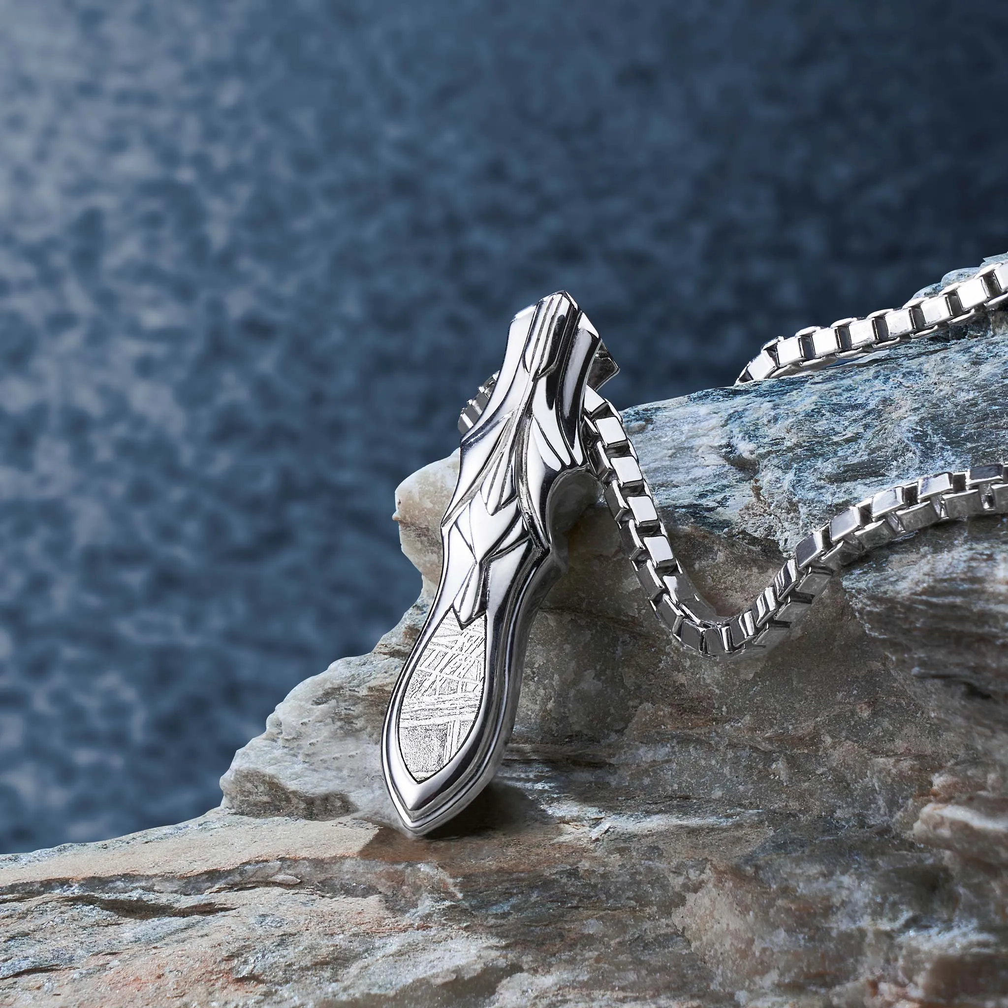Seven Seas Meteorite Blade Necklace