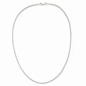 Silver D.C 2.00-mm Solid Round Franco Chain