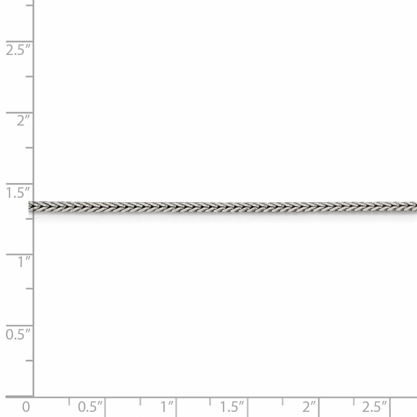 Silver D.C 2.00-mm Solid Round Franco Chain