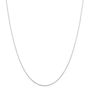 Silver Polished 0.60-mm Oval Box Chain