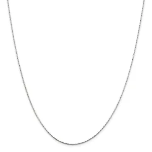 Silver Polished 1.00-mm Oval Box Chain