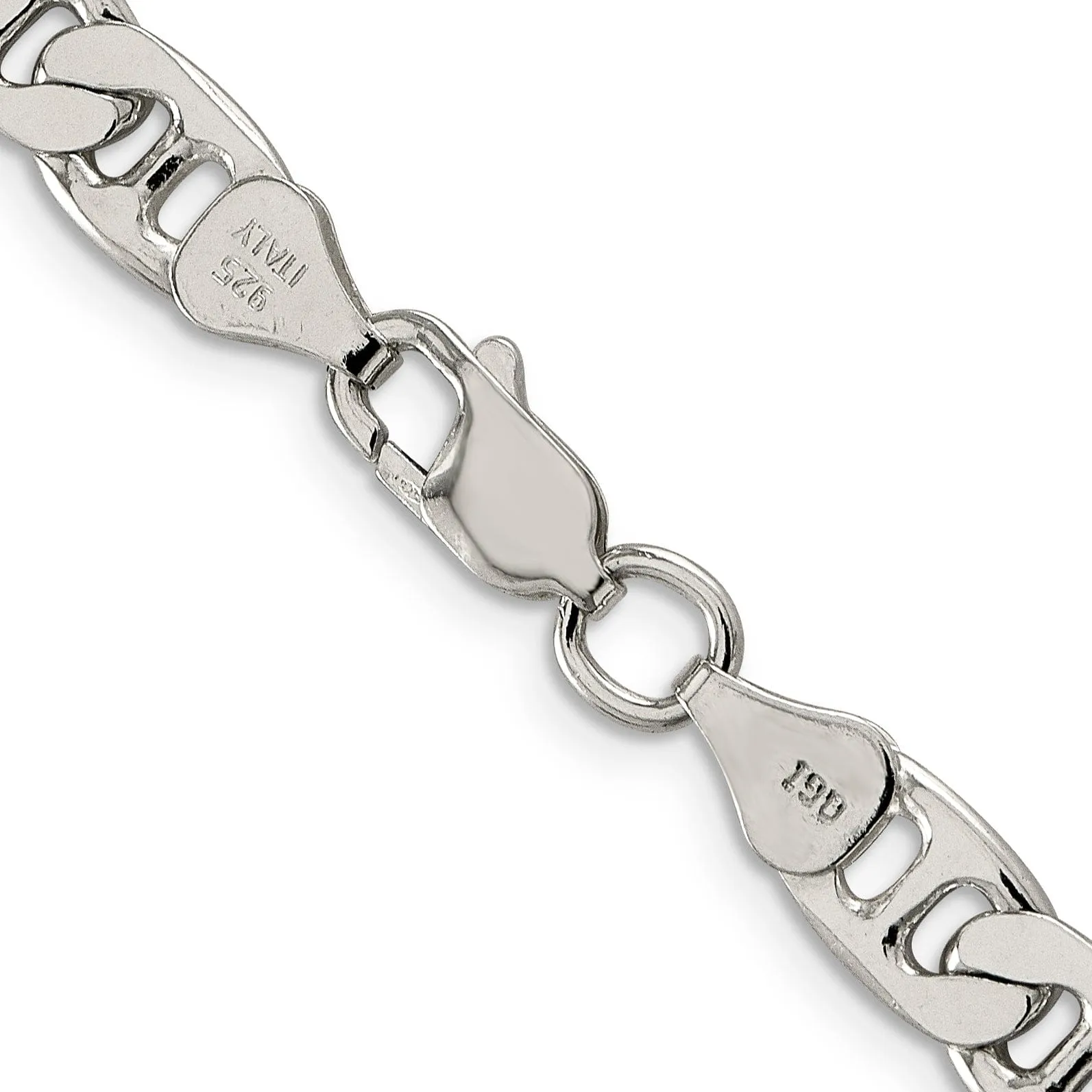 Silver Polished 6.50-mm Anchor Chain