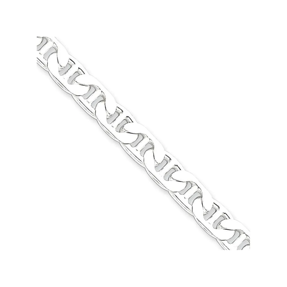 Silver Polished 6.50-mm Anchor Chain