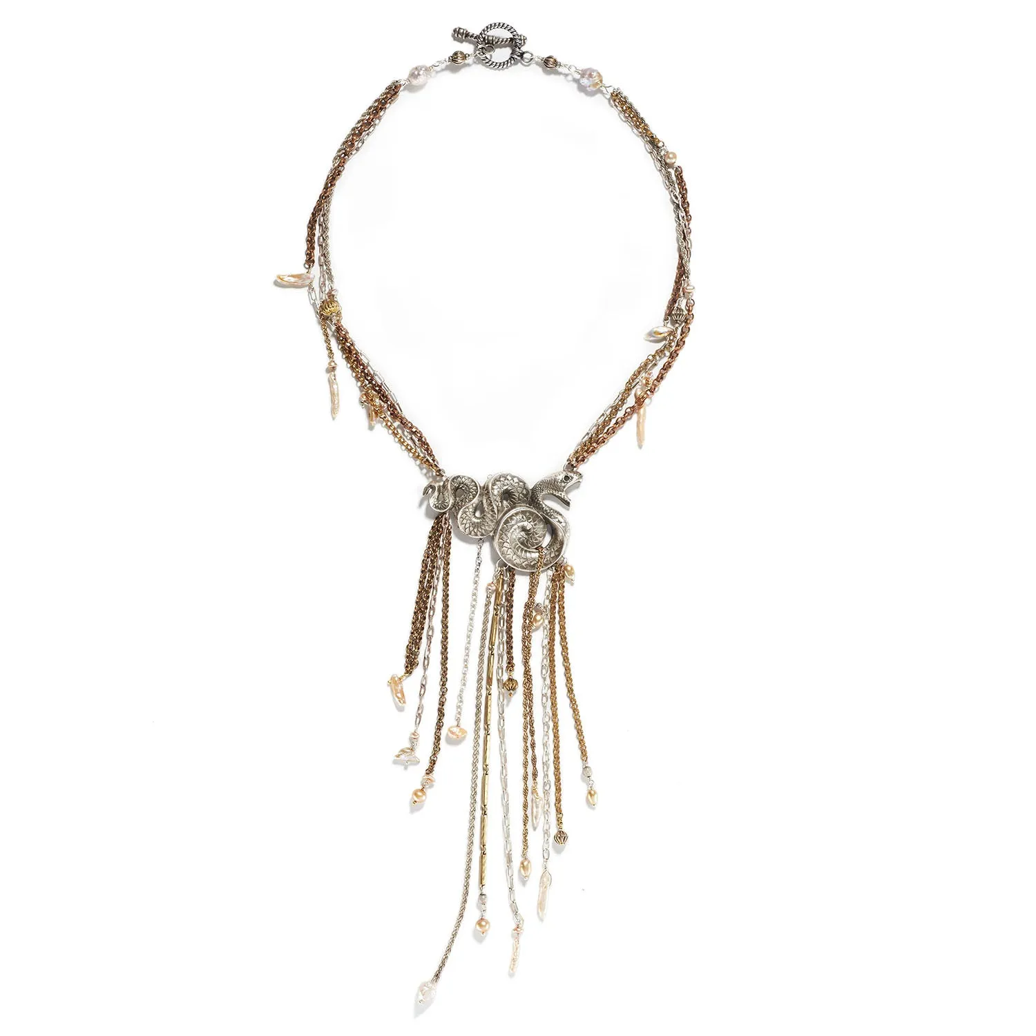 Silver Serpentine Necklace