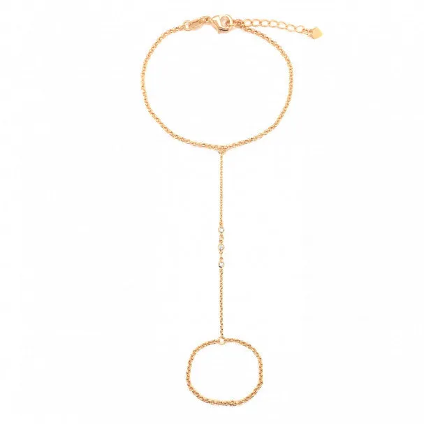 Simone CZ Hand Chain