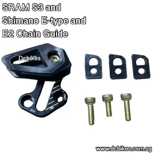 Single Speed Chain Guide For SRAM S3 and Shimano E-type and E2 MTB S3