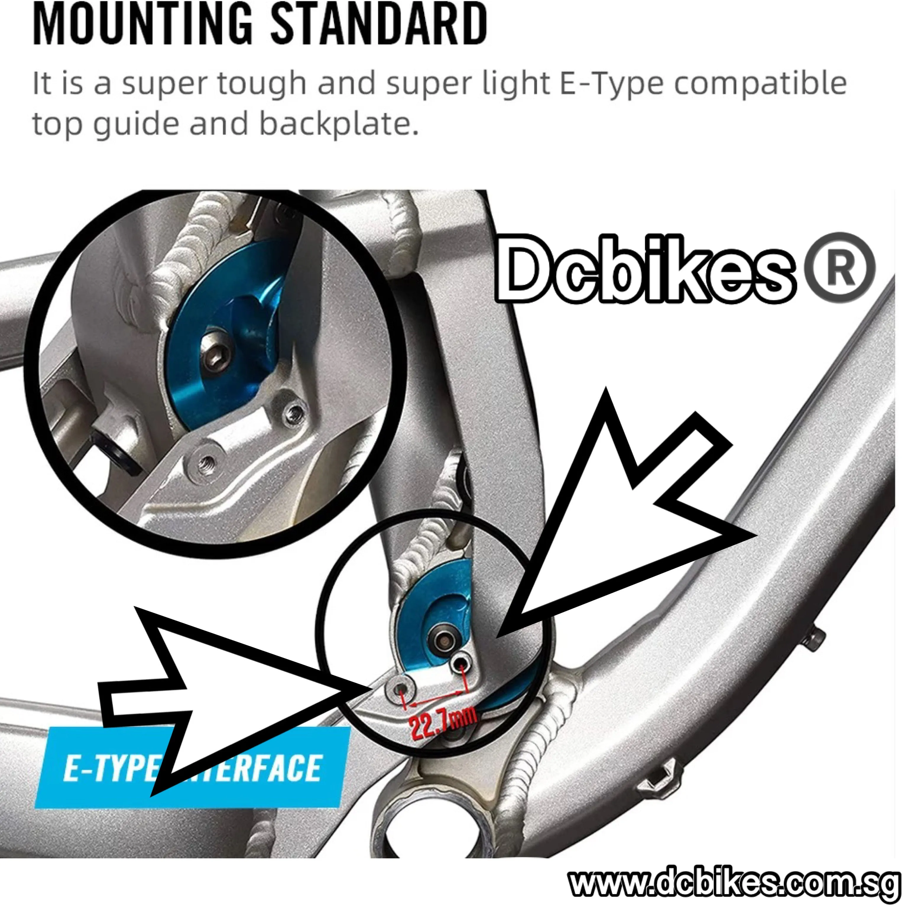 Single Speed Chain Guide For SRAM S3 and Shimano E-type and E2 MTB S3