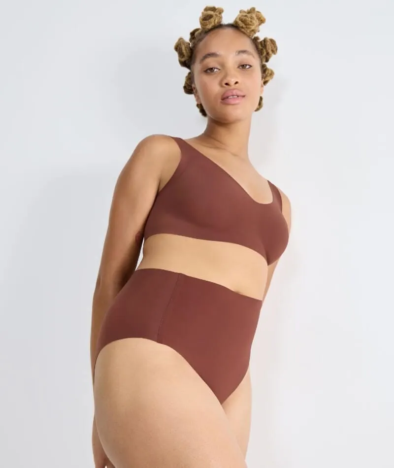 Sloggi ZERO Feel 2.0 High Waist Brief - Burnt Henna