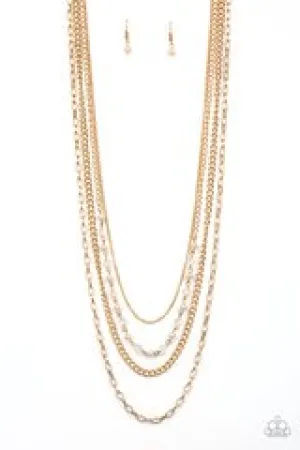 SoHo Sophistication - Gold Necklace