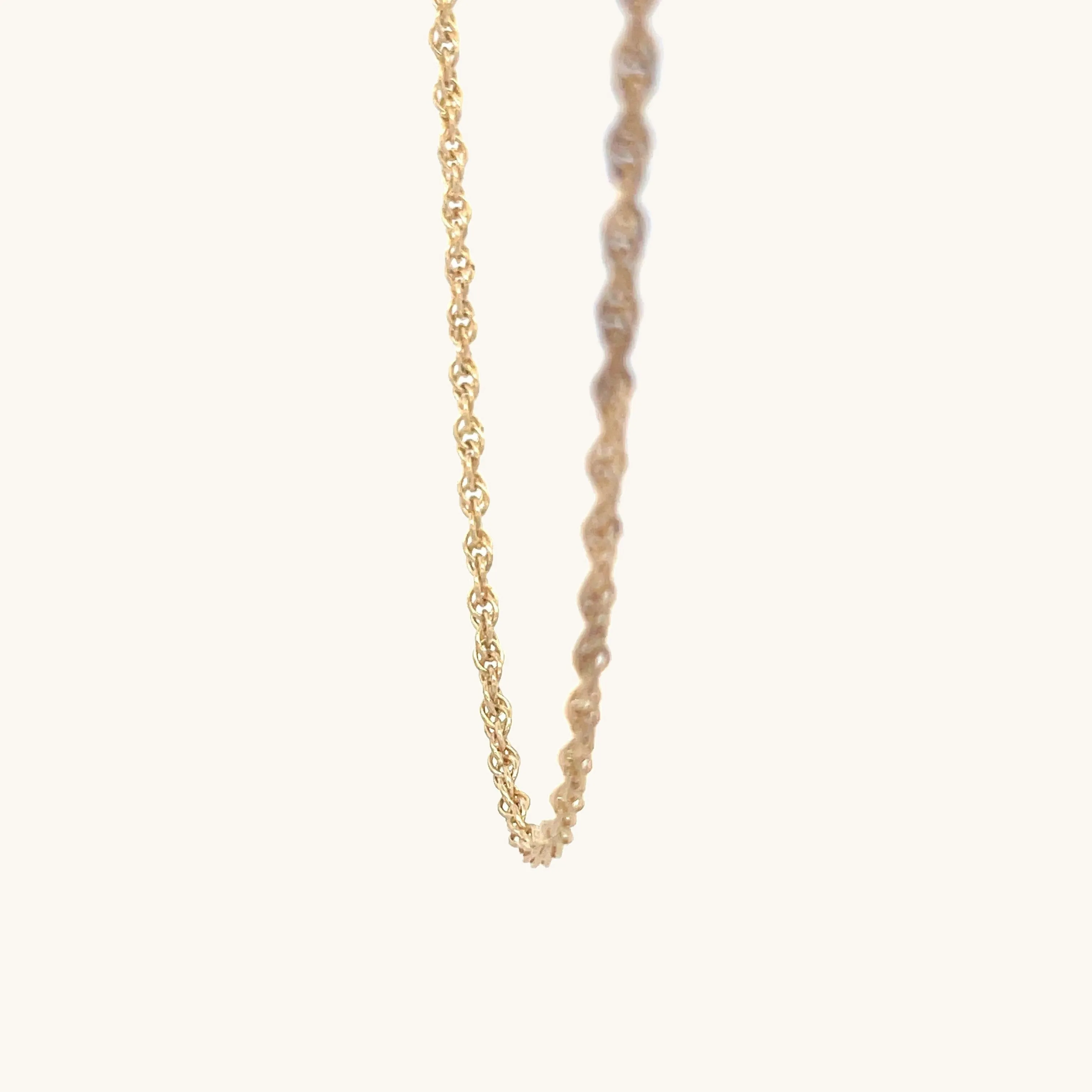 SOLID 14K YELLOW GOLD 24" HEAVY ROPE CHAIN