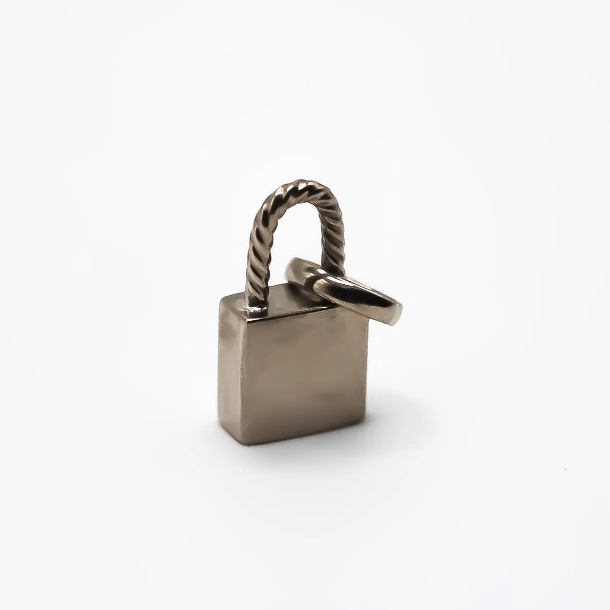 Sonoma "Lock Your Love" Small Lock Twist Pendant in 18K Alpine Gold