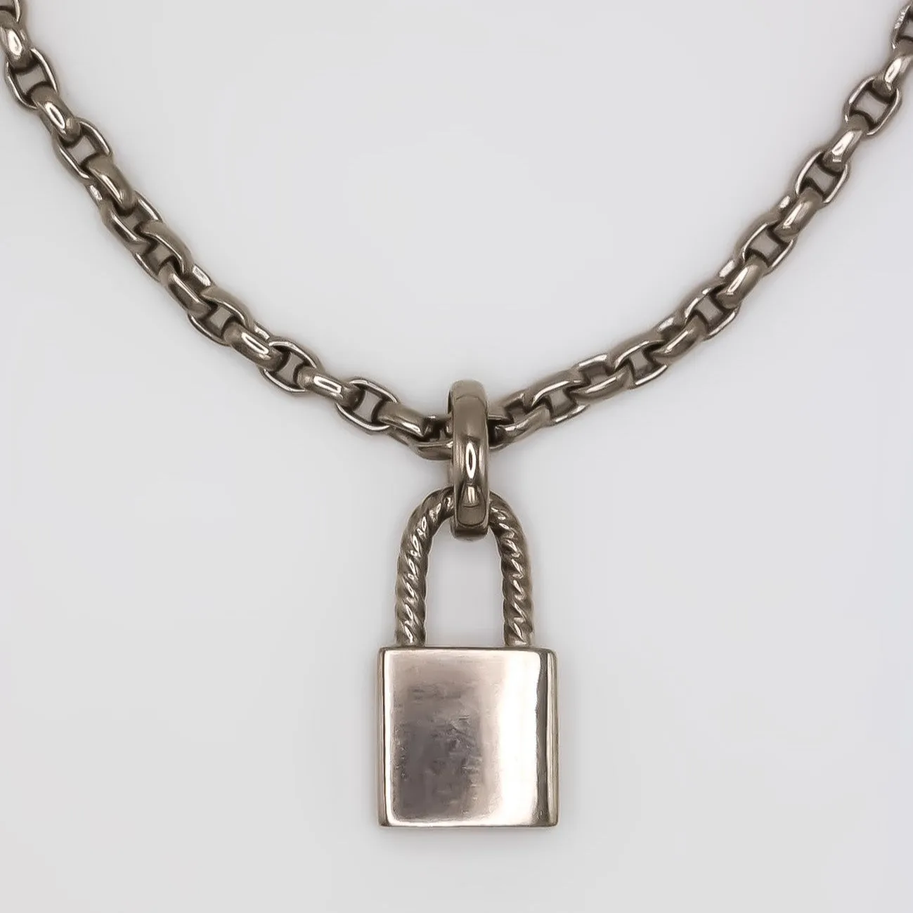 Sonoma "Lock Your Love" Small Lock Twist Pendant in 18K Alpine Gold