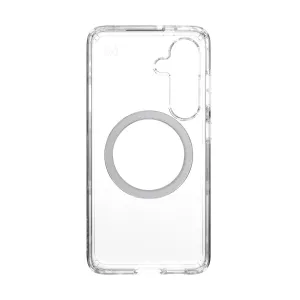 Speck Presidio Perfect Clear Magnet Case for Samsung Galaxy S25  – Clear & Chrome